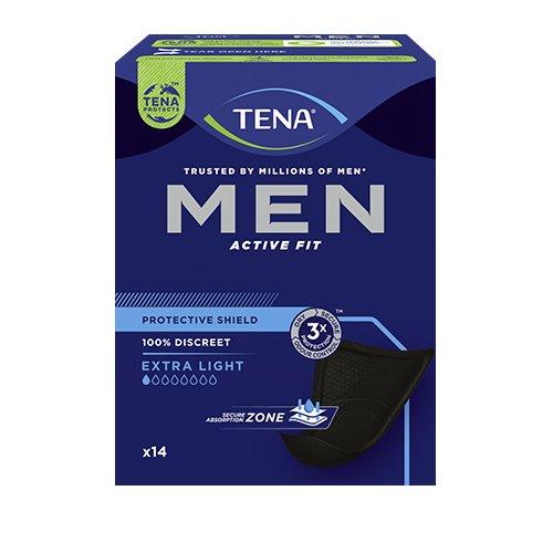 Tena Men uriinipidamatus, Tena Men Protective/Active Fit Shield Extra Light 140 ml