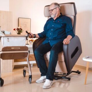 tugitool elektriliselt juhitav, lamav, püsti aitav