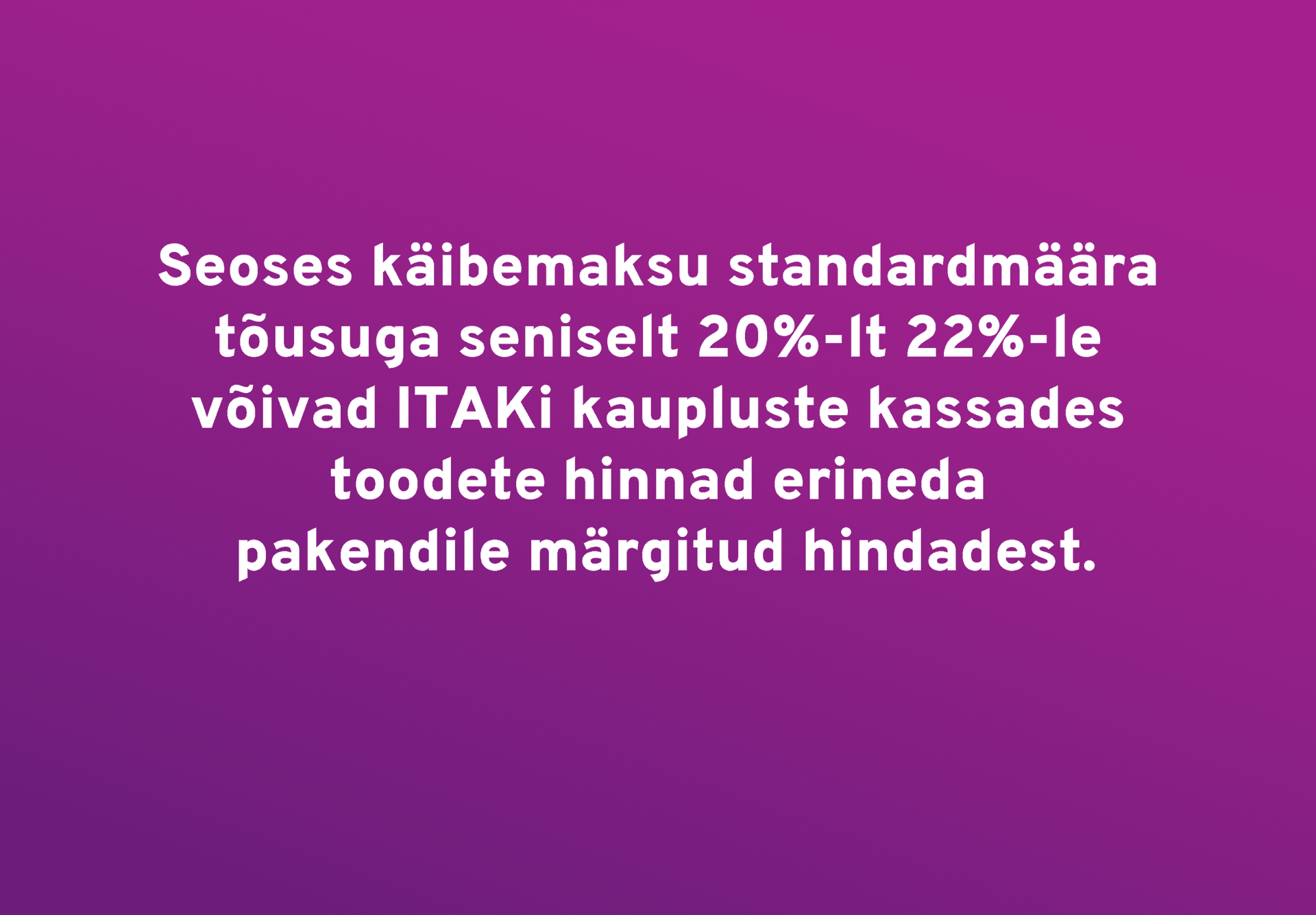 uudised, käibemaksumäär