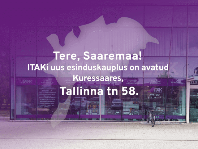 ITAK Saaremaa Kuressaare Tallinna tn 58., Inva- ja tervisekaubad