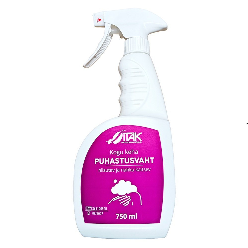 ITAK Puhastusvaht, ITAK puhastusvaht 750 ml – käte ja keha puhastamiseks