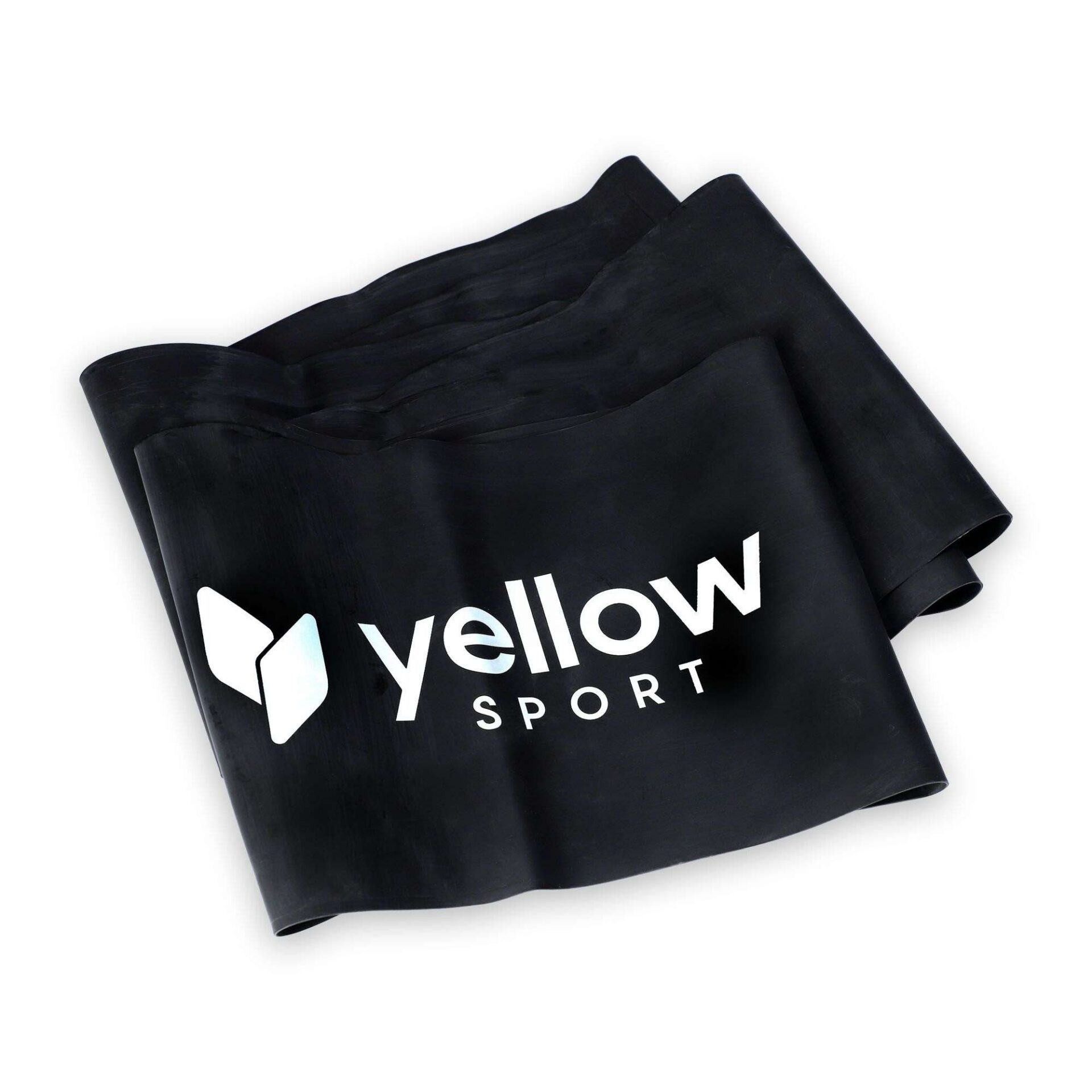 TREENINGKUMM YellowSport yellowFLAT Resistance Band. 200 cm. Must