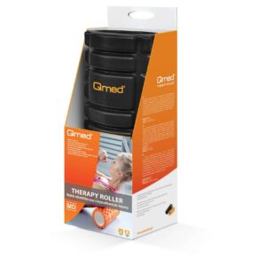 Massaažirull Qmed Therapy Roller 33x14cm. Must