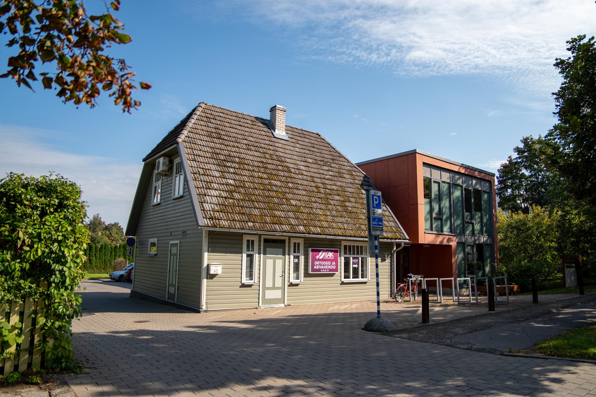 The ITAK orthosis centre building on Puusepa street in Tartu